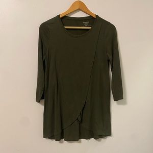 Motherhood Maternity Dark Green Nursing Top